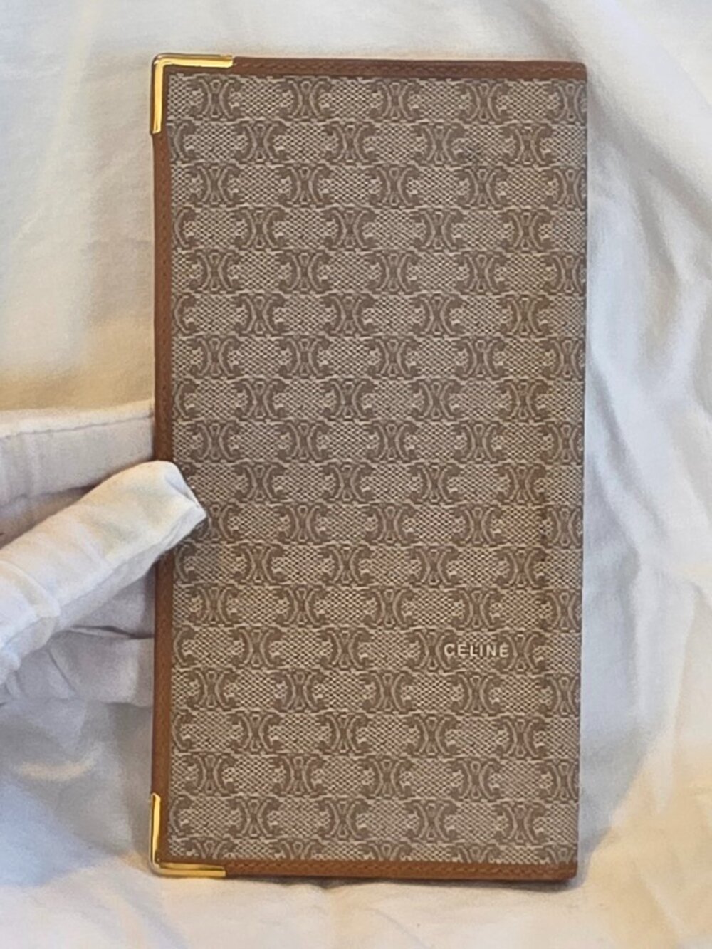 Celine Macadam Triomphe Canvas Long Wallet